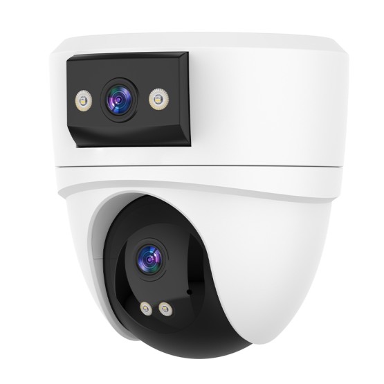 WiFi Безжична Управляема IP Камера 3Mp, Два Обектива, Вътрешна