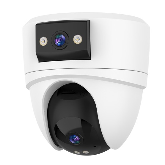 WiFi Безжична Управляема IP Камера 3Mp, Два Обектива, Вътрешна