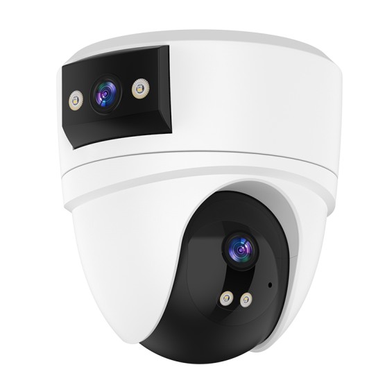 WiFi Безжична Управляема IP Камера 3Mp, Два Обектива, Вътрешна