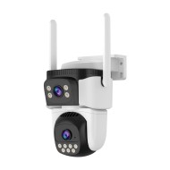 WiFi Безжична Управляема IP Камера 3Mp, Два Обектива, Dual Light-30м