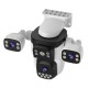 WiFi Безжична Управляема IP Камера 3Mp, Три Обектива, Dual Light