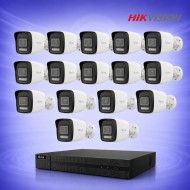 4MP IP 16 Булет Камери с NVR Комплект за видеонаблюдение HIKVISION HiLook