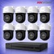 4MP PTZ IP 8 Камери с PoE NVR Комплект за видеонаблюдение HIKVISION HiLook