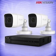 2MP HD 2 Булет Камери с DVR Комплект за видеонаблюдение HIKVISION HiLook