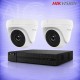 2MP HD 2 Куполни Камери с DVR Комплект за видеонаблюдение HIKVISION HiLook