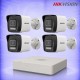2MP IP 4 Булет Камери с PoE NVR Комплект за видеонаблюдение HIKVISION