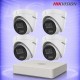 2MP IP 4 Куполни Камери с PoE NVR Комплект за видеонаблюдение HIKVISION