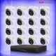 2MP IP 16 Куполни Камери с NVR Комплект за видеонаблюдение HIKVISION