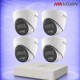 4MP IP 4 Куполни Камери с PoE NVR Комплект за видеонаблюдение HIKVISION