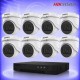 5MP HD 8 Куполни Камери с AcuSense DVR Комплект за видеонаблюдение HIKVISION