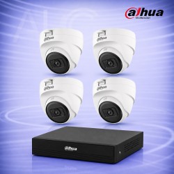 2MP HDCVI 4 Куполни камери с DVR/XVR Комплект за видеонаблюдение DAHUA