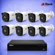 2MP IP 8 Булет камери с PoE и NVR 8MP Комплект за видеонаблюдение DAHUA