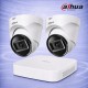 4MP IP 2 Камери с PoE и NVR 8MP Комплект за видеонаблюдение DAHUA