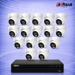 4MP IP 16 Куполни камери с NVR 8MP Комплект за видеонаблюдение DAHUA
