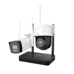 EasyLink Wi-Fi Kit, Комплект с 2 IP WIFI камери PT+Bullet 4Mp и WIFI NVR