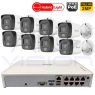 IP POE ЦИФРОВ КОМПЛЕКТ ЗА ВИДЕОНАБЛЮДЕНИЕ С 8 БУЛЕТ POE КАМЕРИ И POE NVR IP POE ЦИФРОВ КОМПЛЕКТ ЗА ВИДЕОНАБЛЮДЕНИЕ С 8 БУЛЕТ POE КАМЕРИ И POE NVR