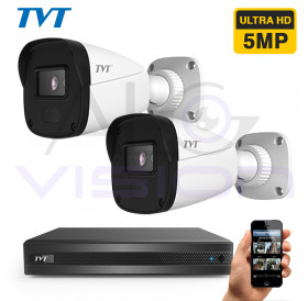 5 Mpix комплект за видеонаблюдение с 2 бр. външни камери и 5Mp DVR TVT