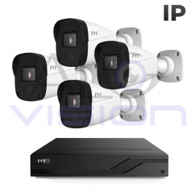 IP 2MPX TVT ЦИФРОВА СИСТЕМА ЗА ВИДЕОНАБЛЮДЕНИЕ 4CH