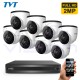 8 камери 2MP 2.8mm FULL HD - комплект за видеонаблюдение TVT