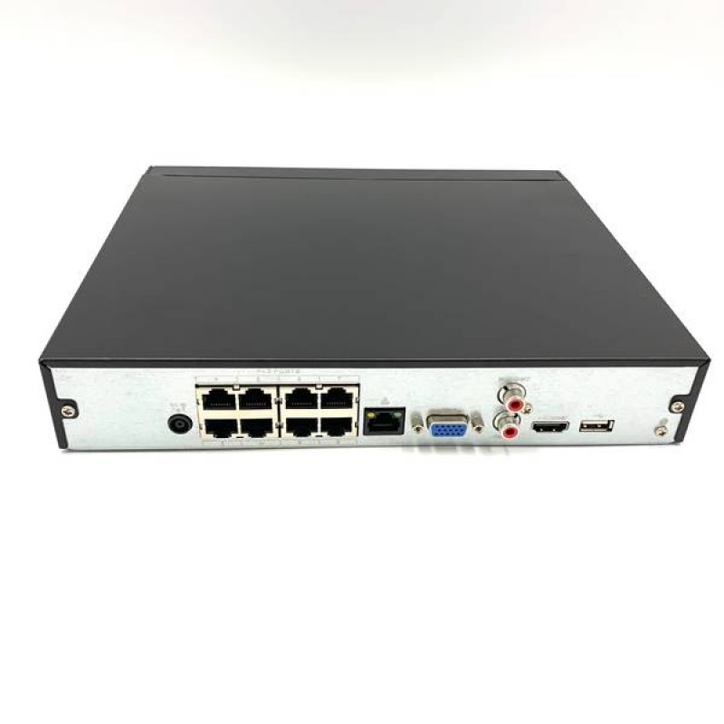 NVR2108HS-8P-4KS2 8 Канален PoE NVR 8MP/4K Мрежов Рекордер Dahua