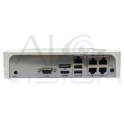 4 Канален PoE NVR 6Mpx 1U Мрежов Рекордер 4 Канален PoE NVR 6Mpx 1U Мрежов Рекордер