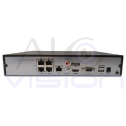 4 Канален PoE NVR 8Mpx 1U Мрежов Рекордер 4 Канален PoE NVR 8Mpx 1U Мрежов Рекордер