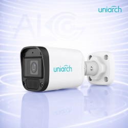 4MP външна Bullet IP камера PoE с нощно виждане 30м и микрофон без абонамент UNIARCH IPC-B124-APF40K