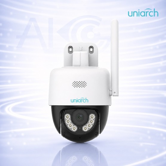 5MP WiFi PTZ камера с въртене, цветно нощно виждане и двупосочно аудио без абонамент UNIARCH UHO-P1A-M5F4D