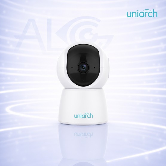 2MP WiFi PTZ вътрешна камера Full HD с въртене, Auto Tracking и двупосочно аудио без абонамент UNIARCH UHO-S2E