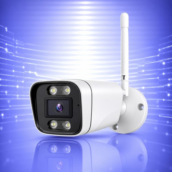 WiFi Безжична булет IP камера 4Mp, 4mm, Full Color-40м.