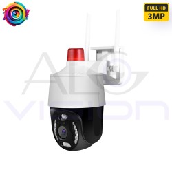 WiFi Безжична въртяща IP камера с Микрофон/Говорител 3Mp, 3.6mm, IR+WL-30м.