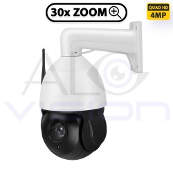 WiFi PTZ Безжична Управляема IP PoE Камера с Микрофон/Говорител 4Mp, 30x optical, 4.1-141mm, IR-100м